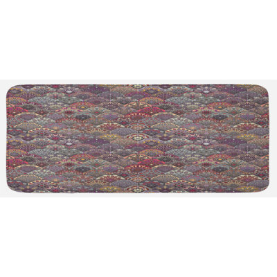Eclectic Synthetic Kitchen Mat