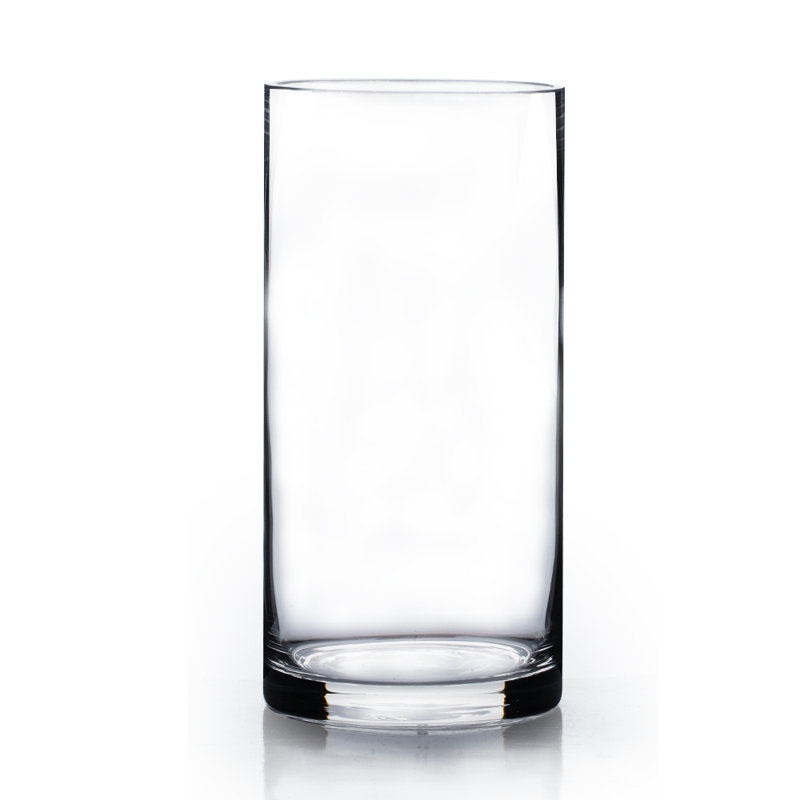 Broadalbin Handmade Glass Jar, 10" H x 4" W x 4" D