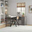 Bureau de direction en L avec rangement 60,63 po Decker-594110669