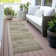 Machine Washable Indoor/Outdoor Xhevrie Taupe Rug
