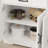Farmhouse Buffet Cabinet Storage Sideboard With 2 Drawers And 4 Doors For Dining Living Room Kitchen