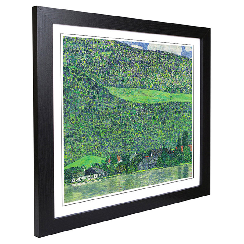 Gustav Klimt - Single Picture Frame Painting, Black