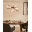 6 - Light Matte Black LED Novelty Pendant