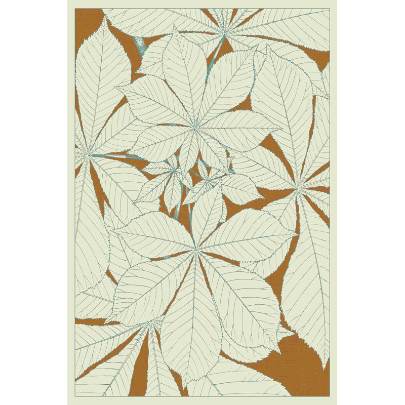 Feuilles de la nature I, H 18 po x l 12 po
