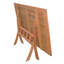 Mayela Rectangular Eucalyptus Folding Outdoor Dining Table With Umbrella Hole , cm W cm D-29294502
