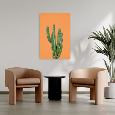 Art contemporain contemporain avec plante grasse