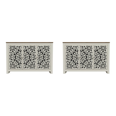Arrastia Transitional Coordinated Sideboard Set Of 2