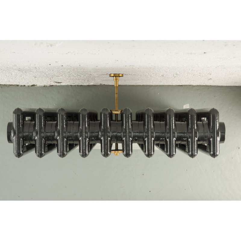 Abarca Radiator Wall Bracket, Antique Brass