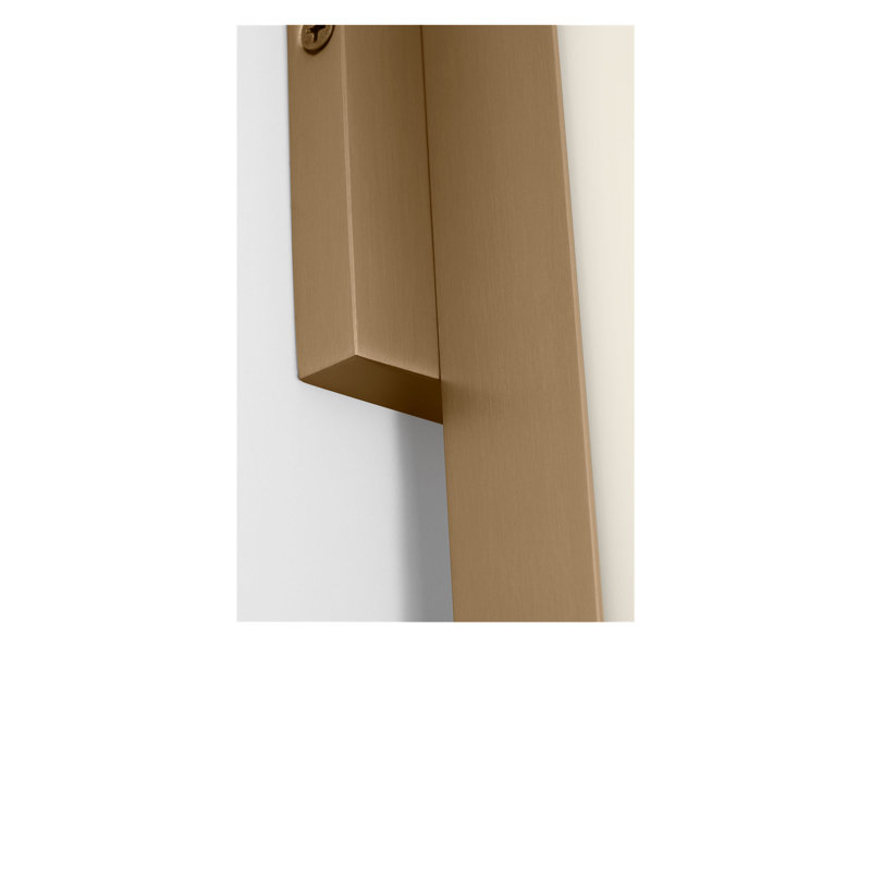 Meuble-lavabo Cavitt, H 3 po x l 36 po x P 3,1 po, Laiton satiné