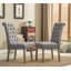 Chaise parsons capitonnée en bois massif-114326715
