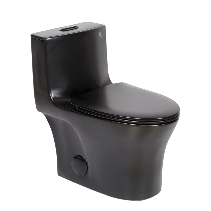 Toilette allongée 1 pièce à double chasse droite GPF Maci