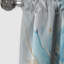 Bleu et blanc Glacier Charm II - rideau Shapes - rideau occultant abstrait - 1 panneaux-107523647
