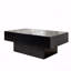 Table basse coulissante avec plateau de rangement dissimulé