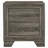 Brown Oak 2-Drawer Nightstand
