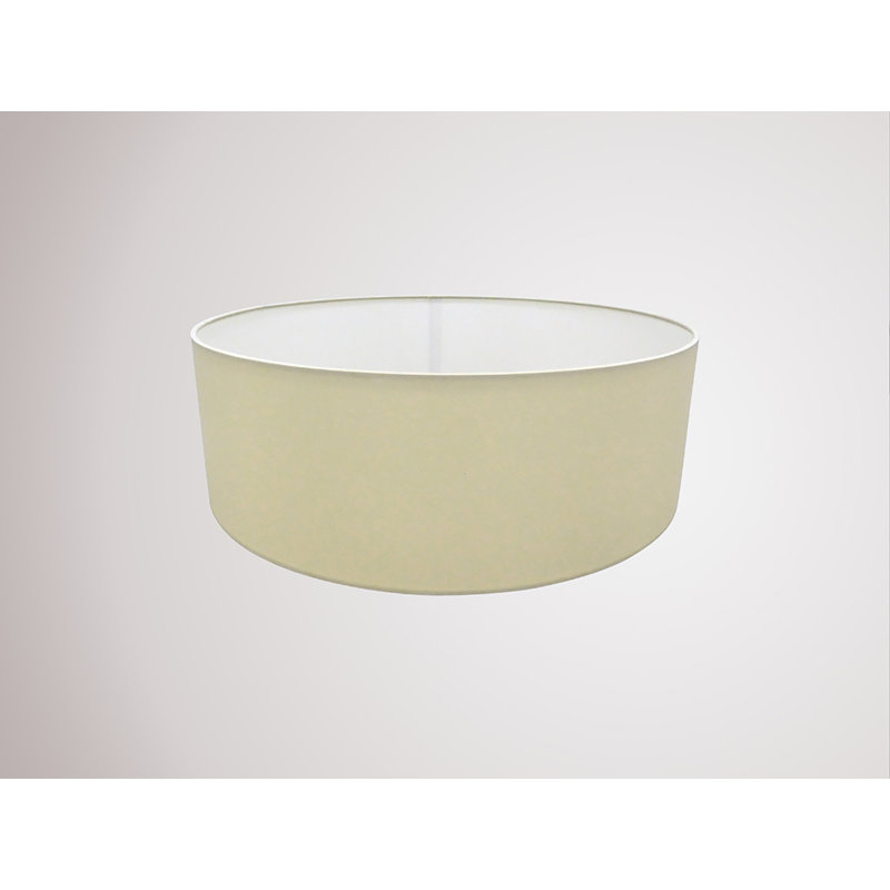 15cm H Faux Silk Bowl Pendant Shade, Ivory Pearl