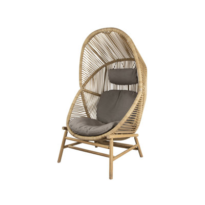 Hive Patio Chair in Natural Teak Base with Cushions