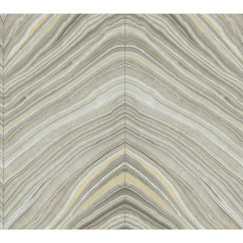 Papier peint Onyx Strata, Taupe