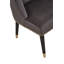 Azarion Velvet Chair With Black Legs-93609986
