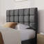 Size Modern Upholstered Bed Frame with Adjustable Square Tufted Headboard-99170190-124527903