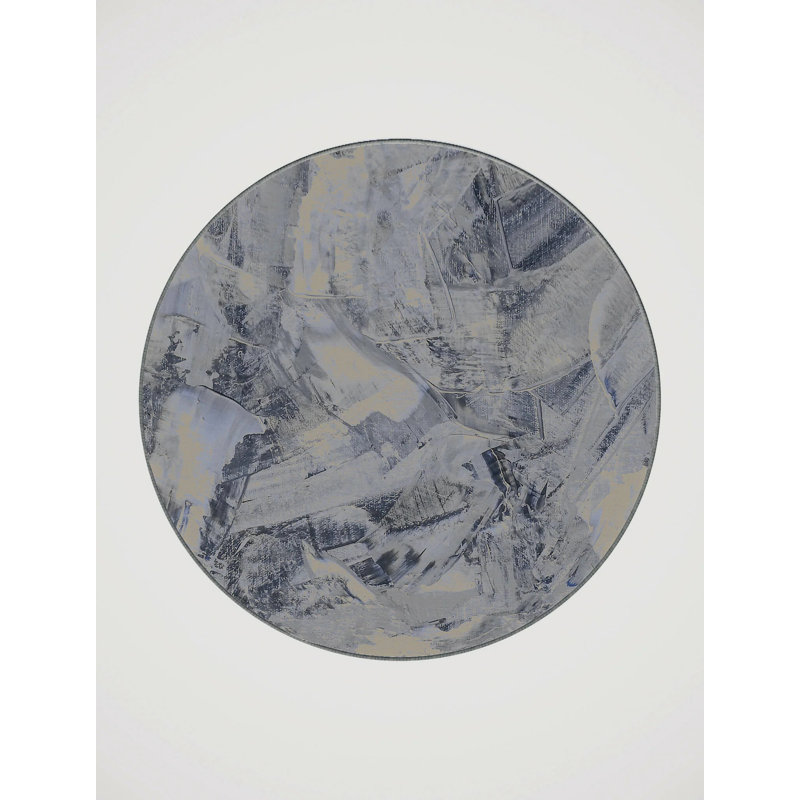 Ethanjohn Washable Indoor Rug, Round 7'
