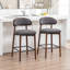 Tabouret de comptoir en bois massif-354948241