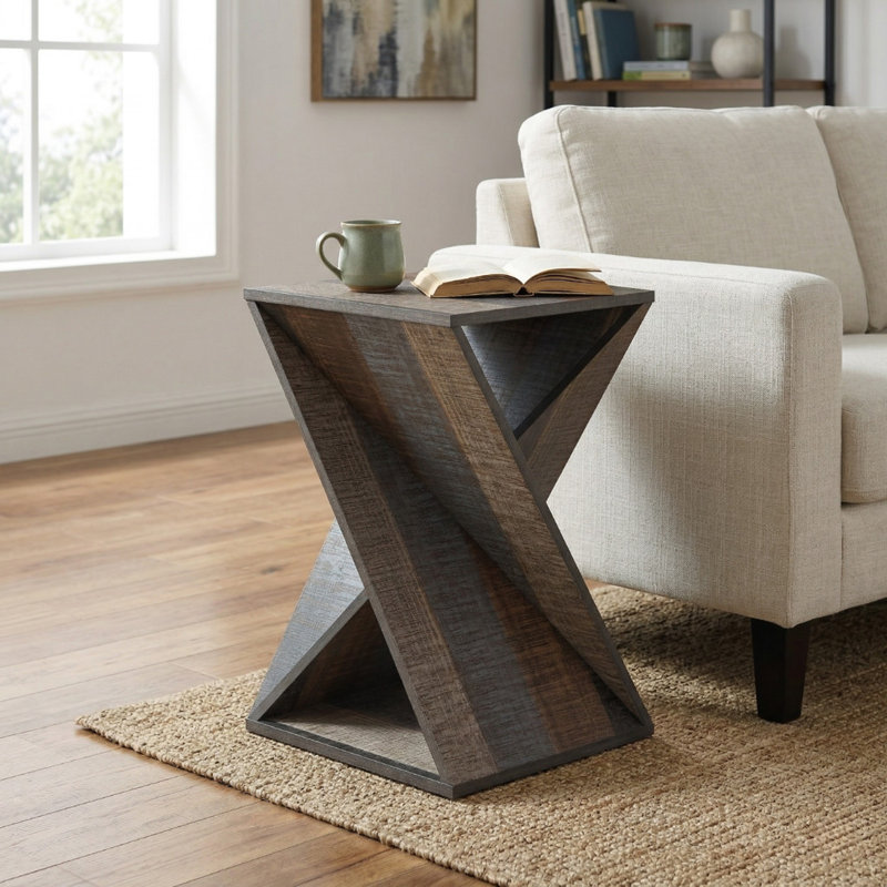 Caelah End Table, Gray