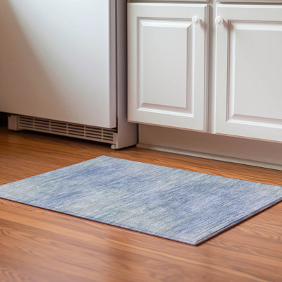 Premium Machine Washable Prisco Denim Rug