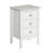  Three Drawer End Table/Nightstand - White-811329179