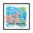 Black Floater Framed