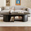 Table basse ovale en ardoise-130079649-130079650-130079651
