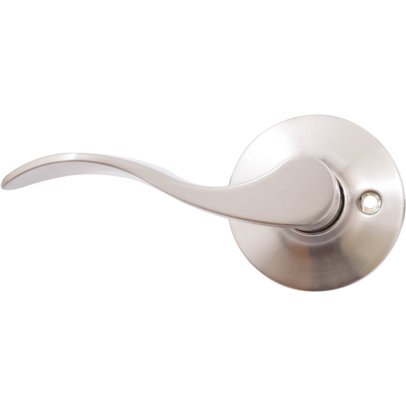 Levier de porte à simple mannequin Beaverton, Nickel satiné, Gauche