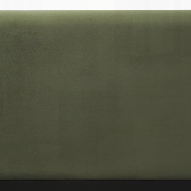Lit plateforme tapissier avec tête de lit épaisse Curve Design
