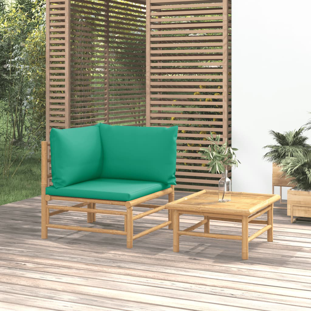 2-Sitzer Lounge-Set Rosalinde aus Polyrattan mit Polster