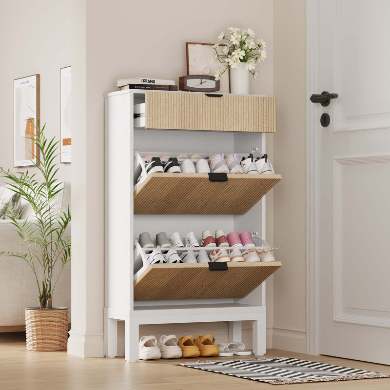 8 Pair Shoe Storage Cabinet