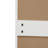 5-Tier Bookshelves Storage Cabinet White