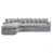 Polyester gris est en rupture de stock