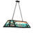 Rustic Lodge 9 - Light Textured Black Pool Table Lights Pendant