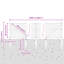 Vidaxl Hexagon Fence 0.4 M Steel-114621400-114621404