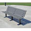 Banc de parc en plastique recyclé Contour-10632723-10632724-10632728