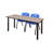 Kee Training Table Top & 2 M Stack Chairs-124850954-124850955-124851185