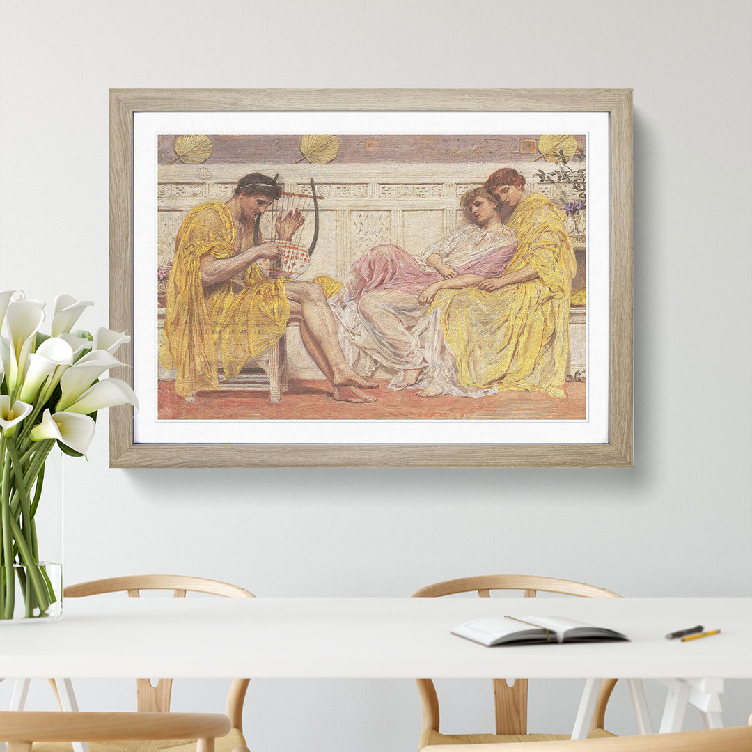 A Musician by Albert Joseph Moore - Picture Frame Painting