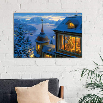 Coming Home For Christmas 1 Piece Wrapped Canvas Painting