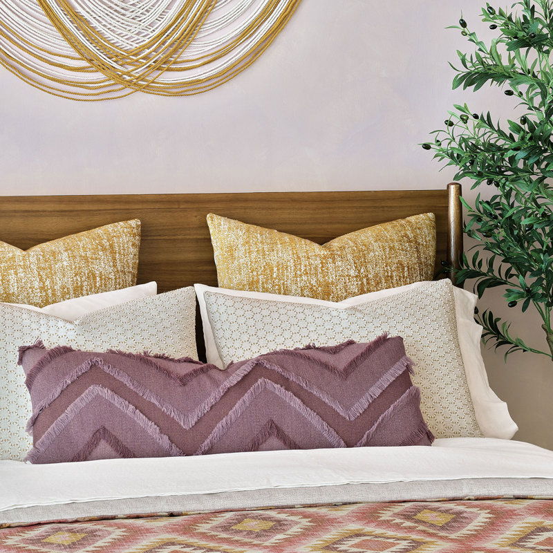 Reinhart Wool Pillow Cover & Insert, Rectangle 13"H x 36"W