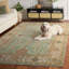 Tapis oriental en laine noué à la main Oushak-1240814522
