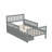 Twin Size Wooden Frame Material Platform Bed Frame With Guardrails On Both Sides And Two With Storage Function Drawers-1679901076-1679901078