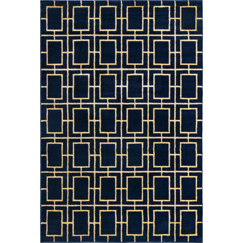 Corando Geometric Indoor Rug, Rectangle 6' x 9'
