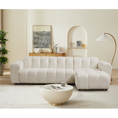 Sarinna Upholstered Sectional Right Hand Facing
