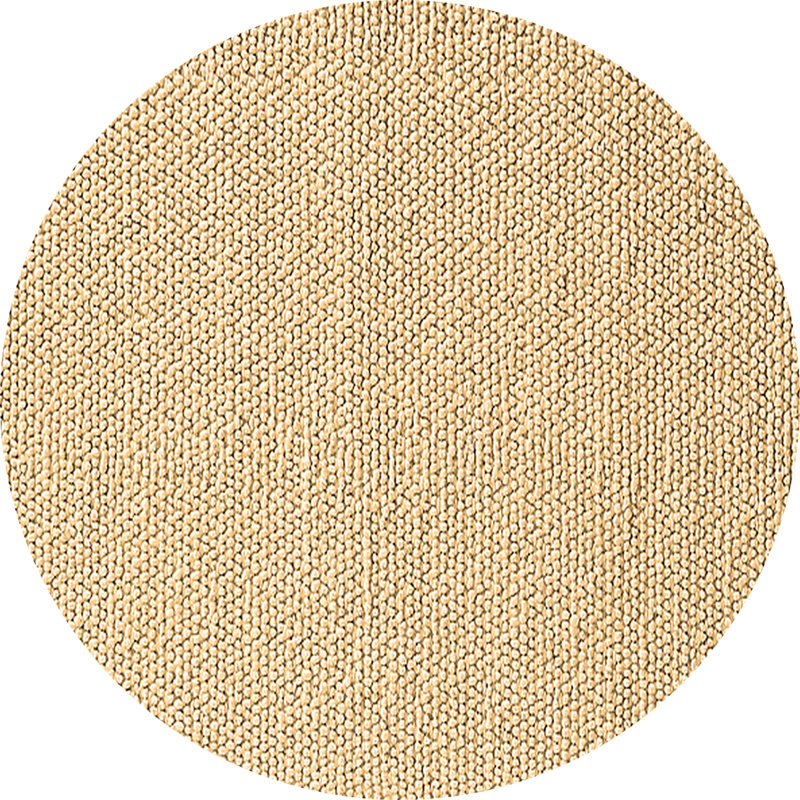 Tapis brun Mid-Century Modern 280, Rond 8 pi