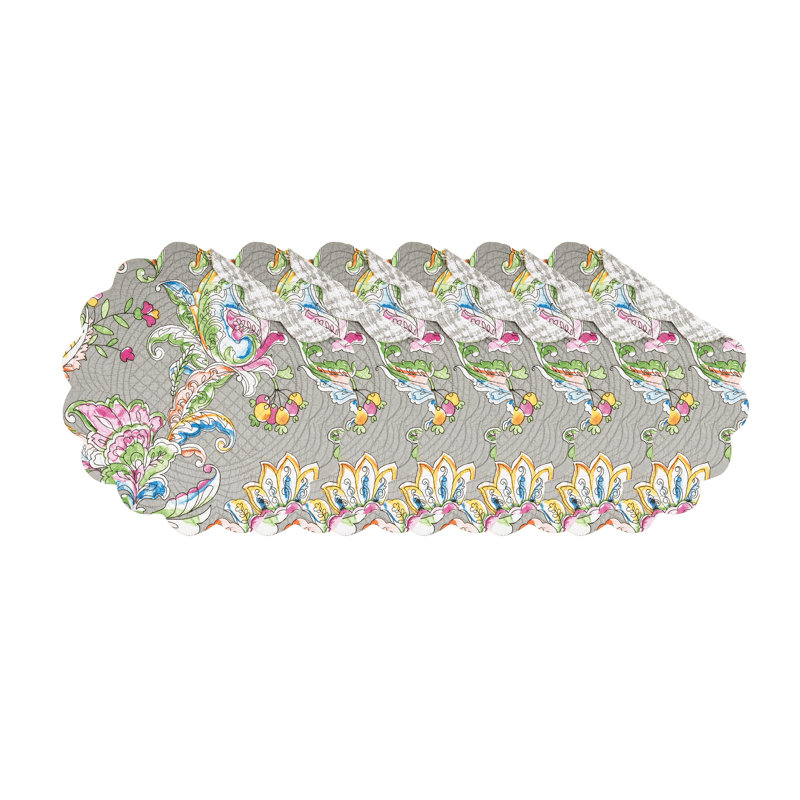 Michie 17" Quilted Cotton Placemat