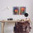  Linked Circles Patterns Wall Plaque Art Set by Victoria Barnes